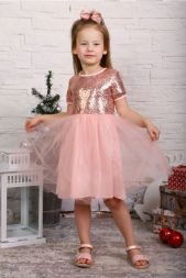 Платье детское Огонек ПЛ-79-3 (розовый)